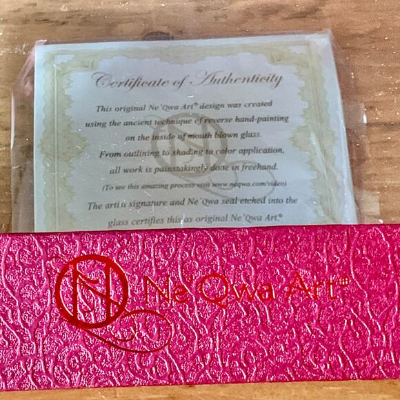 Ne'Qwa Art Crimson Cardinal Ornament Gift Set 5 Glass Ornaments Dona Gelsinger - Picture 11 of 13